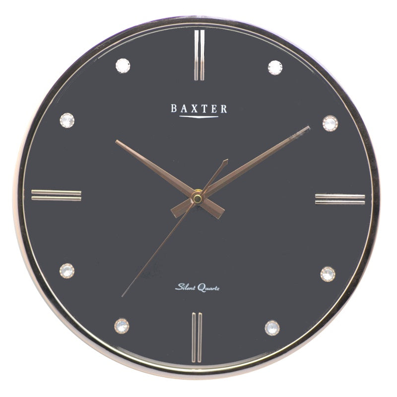 Black Circular Clock