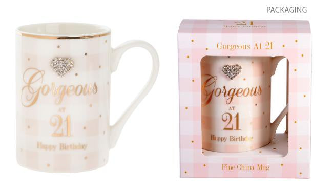Mad Dots 21st Birthday Mug