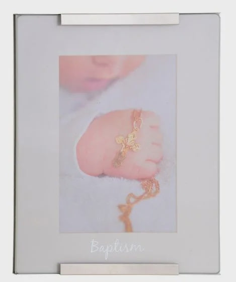 Baptism Silver Frame 4 x 6