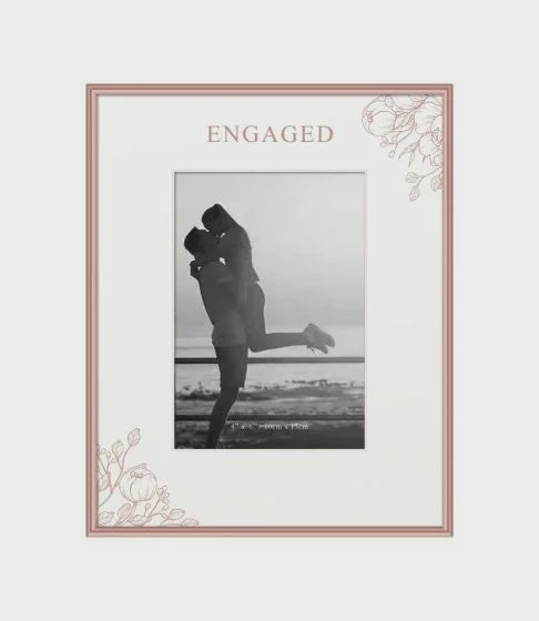 Engaged Frame - Rose Gold 4 x 6
