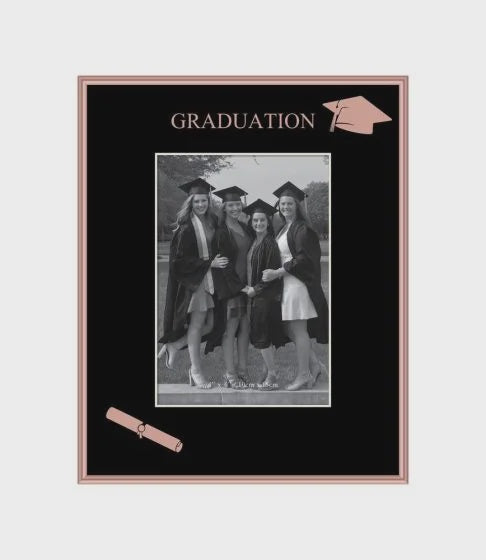 Graduation Frame - Rose Gold 4 x 6