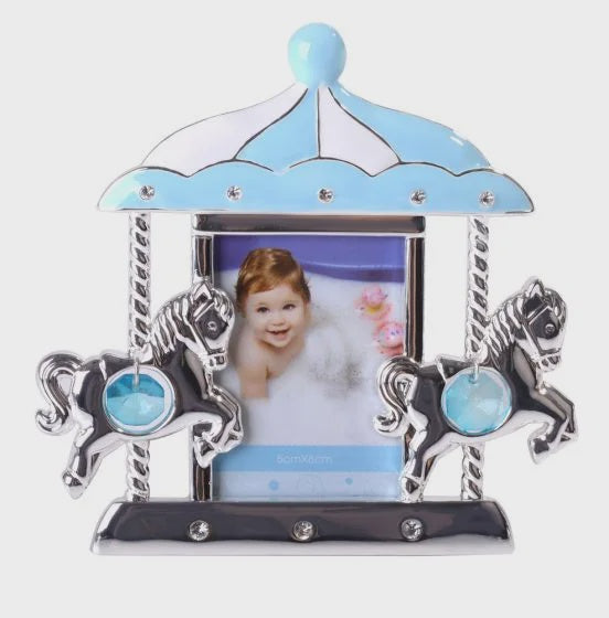 Baby Boy Carousel Frame 2 x 3