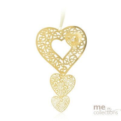 Three Hearts - Gold