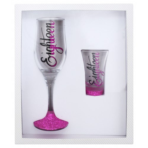 18 Pink Shot and Flute