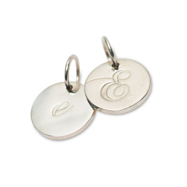 Silver Petite Initial E* 3190E