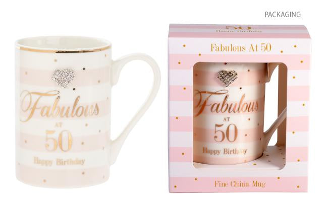 Mad Dots 50th Birthday Mug