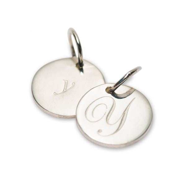Silver Petite Initial Y 3190Y
