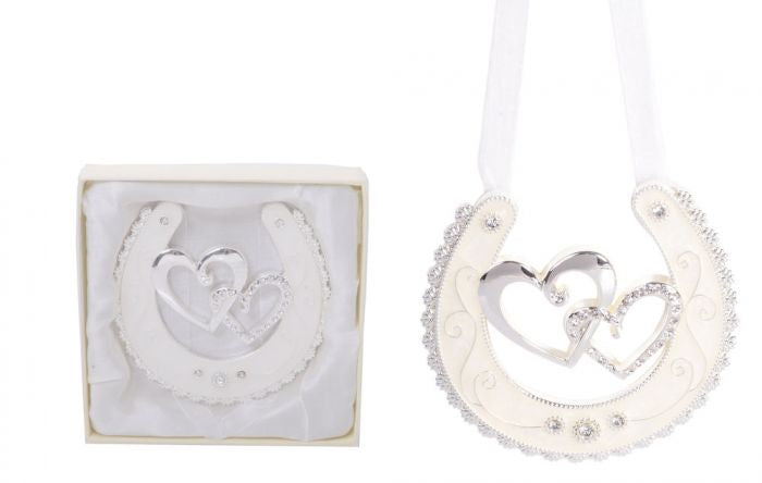 DIAMOND HEART HORSE SHOE