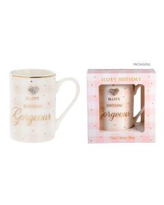 Mad Dots Happy Birthday Mug