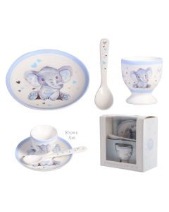 BABY ELEPHANT BOYS EGG CUP SET