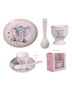 BABY ELEPHANT GRLS EGG CUP SET