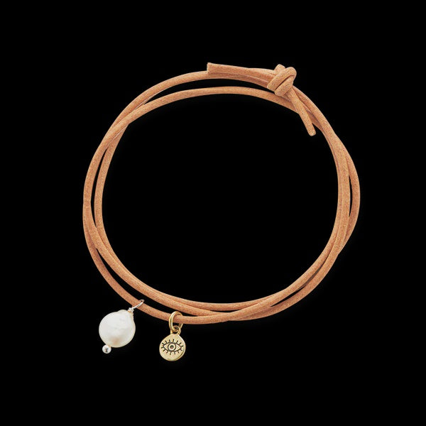 Pearl Prosperity Gem Wrap Necklace/Bracelet/Anklet 4322