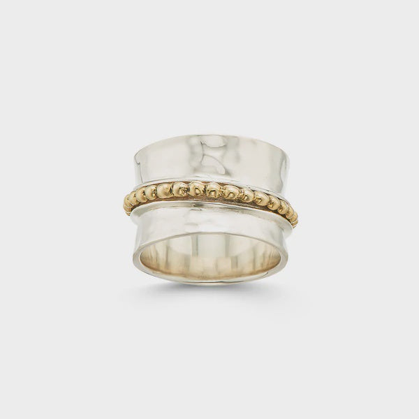 Inner Light meditation Spinning Ring XXL-11