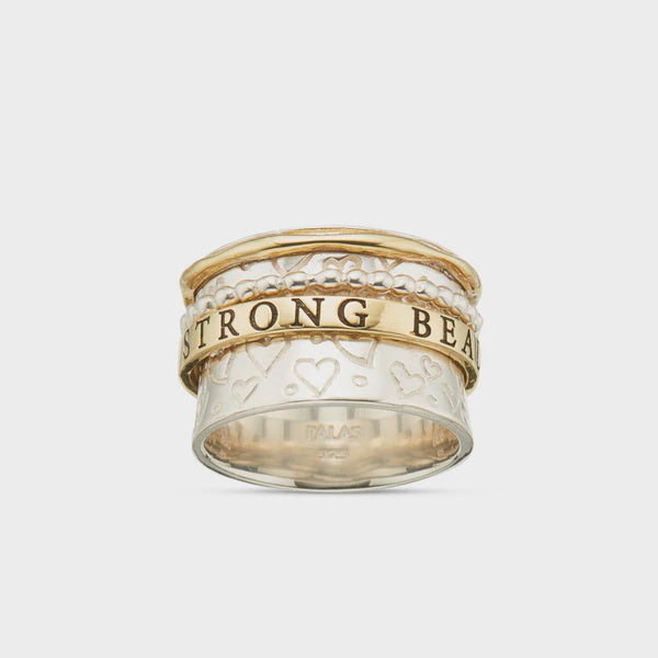Beautiful & Brave Meditation Spinning Ring XXL-11
