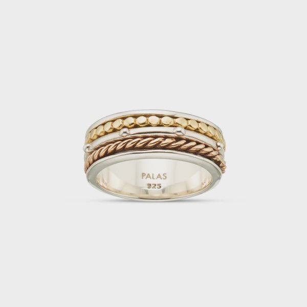 Flow meditation spinning ring