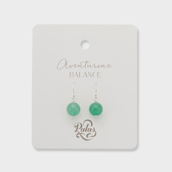 Aventurine Healing Gem Earrings