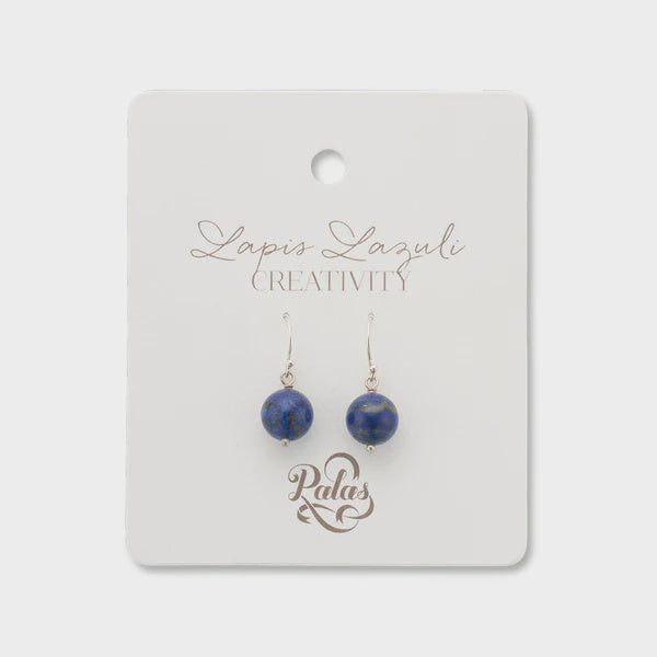 Lapis Lazuli Healing Gem Earrings