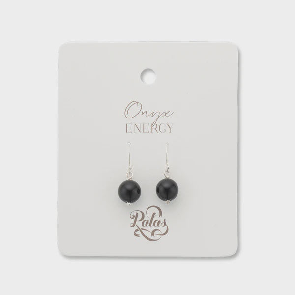 Onyx Healing Gem Earrings