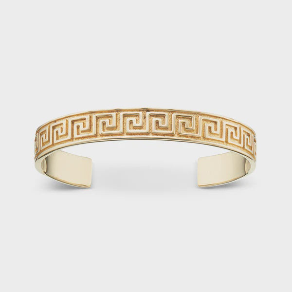 Olympia Greek Key cuff bangle