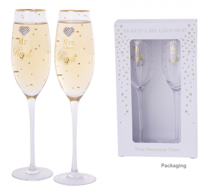 Mad Dots Mr & Mrs Right Flutes