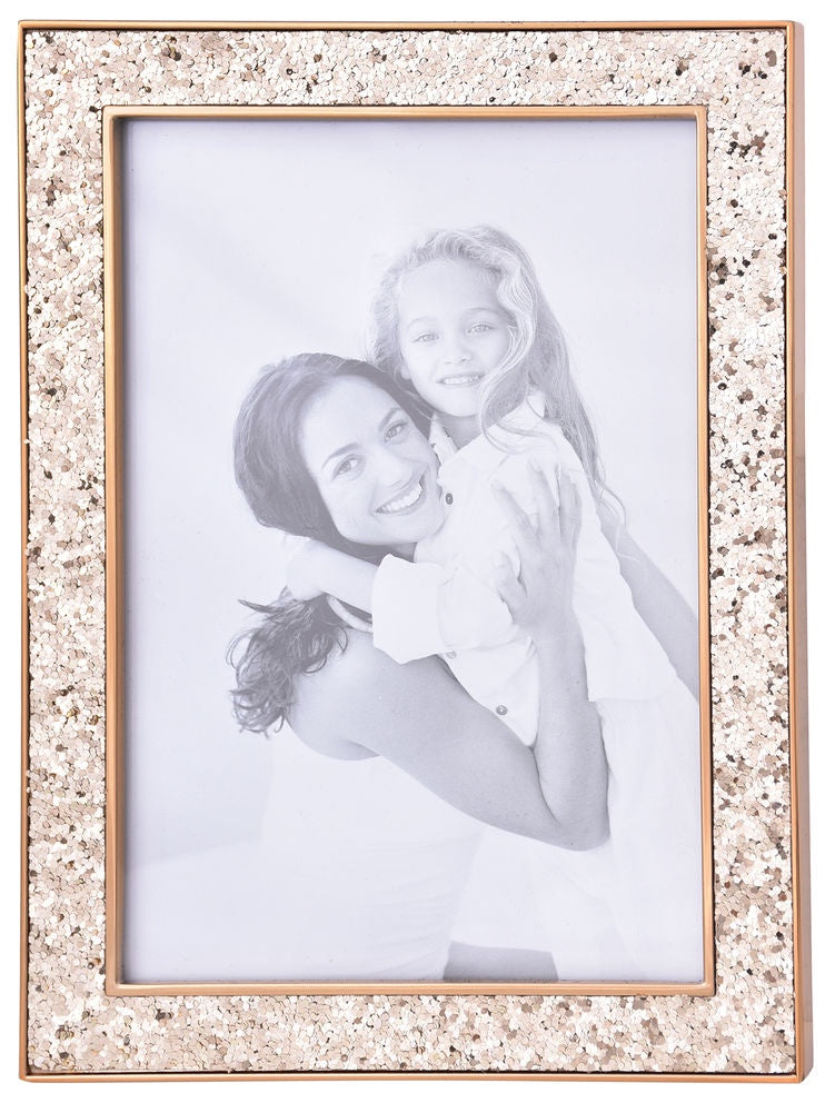 Gold Glitter Frame 4x6