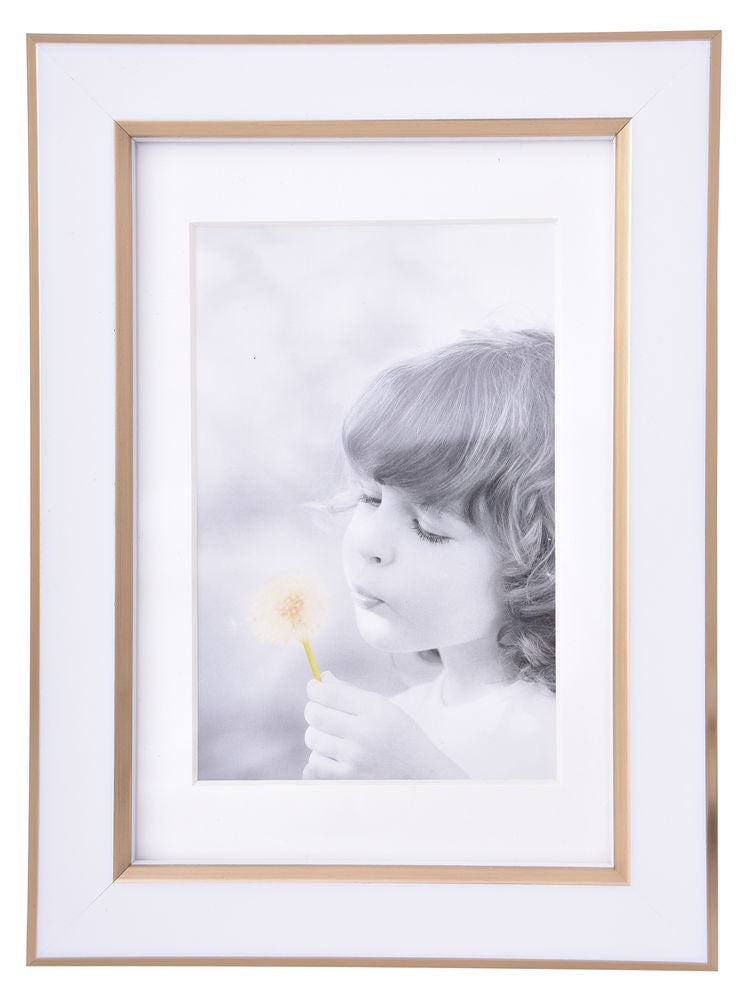 White Gold Frame 4x6