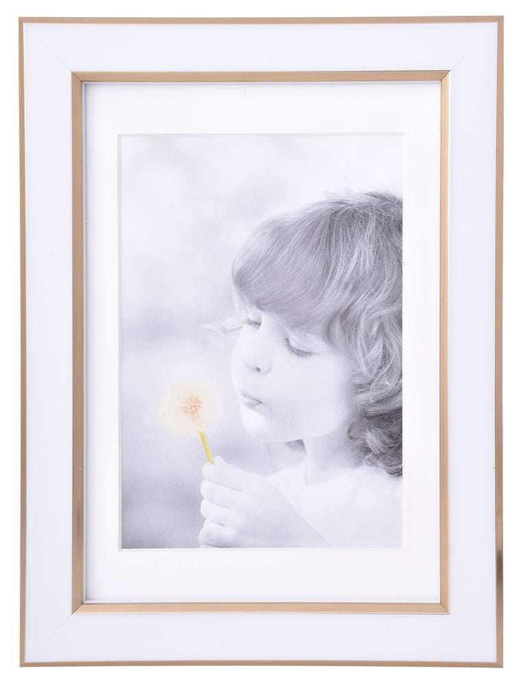 White Gold Frame 5x7