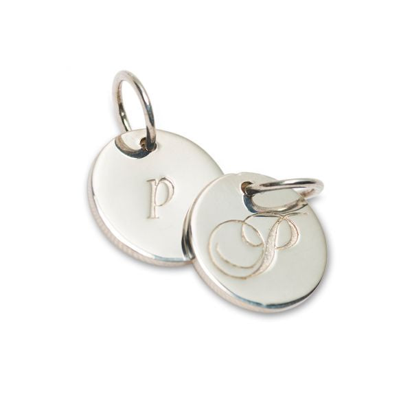 Silver Petite Initial P* 3190P