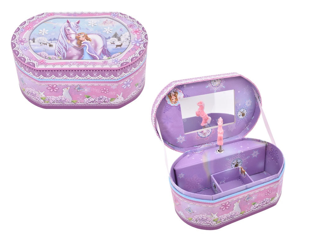 Princess Oval Musical Jewel Box