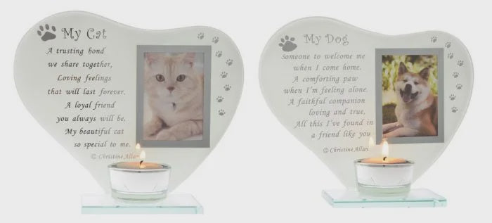 Tealight Dog & Cat