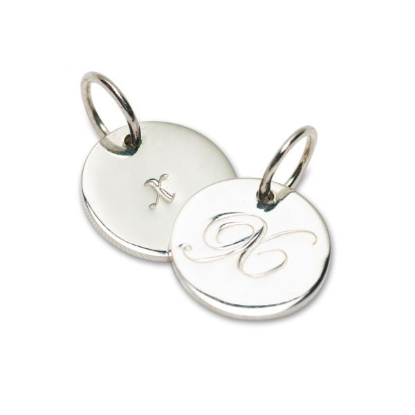 Silver Petite Initial X 3190X