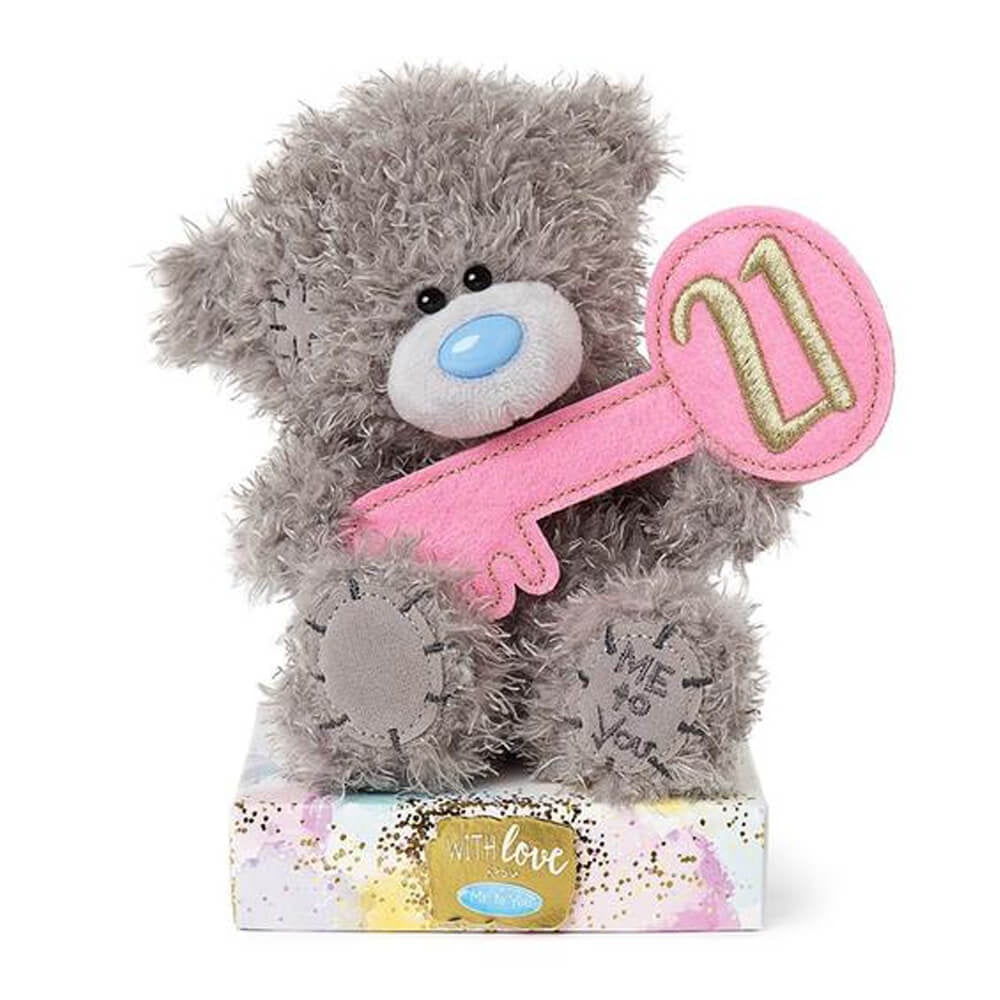 M7 21st Birthday Bear And Plush Key