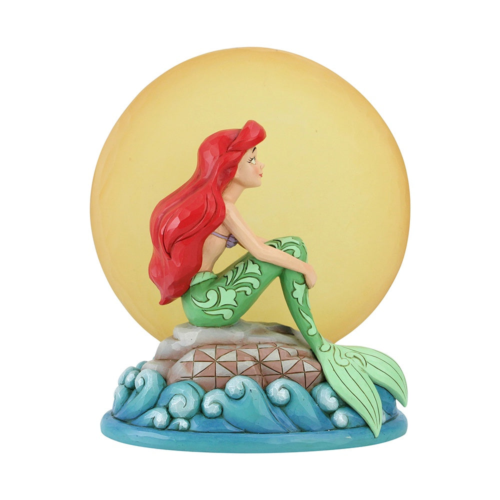 Ariel Sitting on Rock