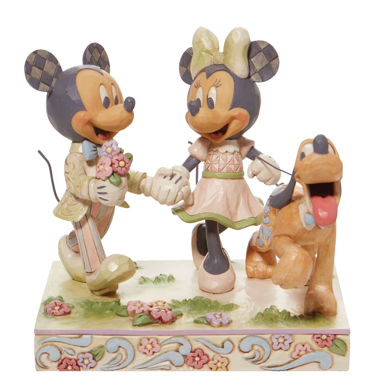 White Woodland Mickey and Minnie