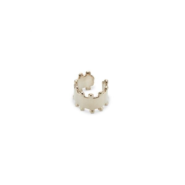 Silver and Brass and Bronze Indie Ear Cuff 4226