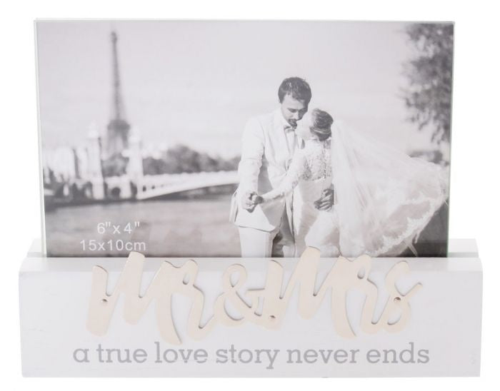 Mr And Mrs Sentiments Block Frame