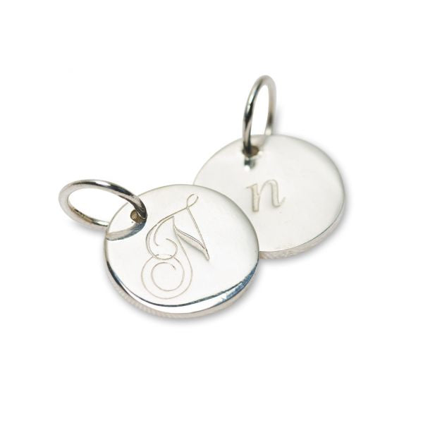 Silver Petite Initial N 3190N