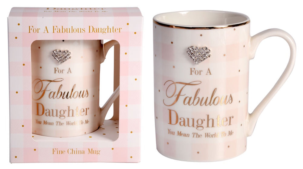 Mad Dots Fab Daughter Mug