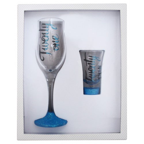 21 Teal Shot and Flute