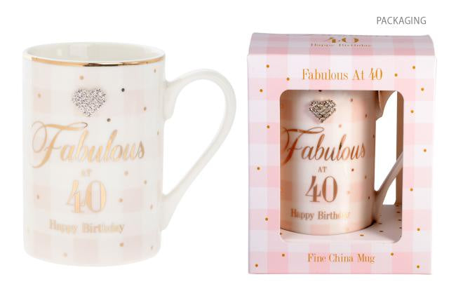 Mad Dots 40th Birthday Mug
