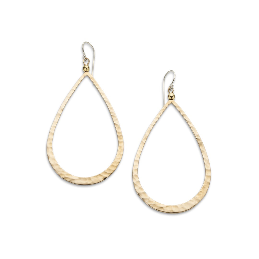 Silver and Brass and Bronze Bella Earrings 3934