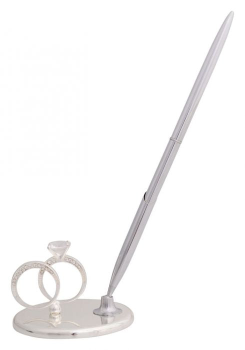 Diamond Wedding Ring Pen Holder