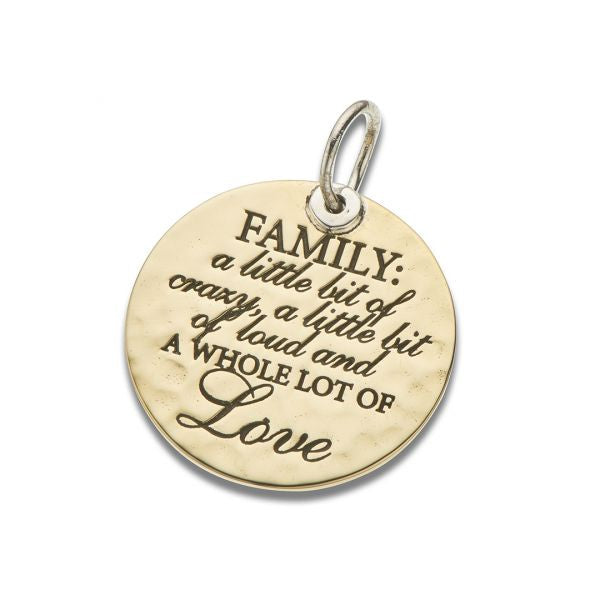 Brass and Silver Family Crazy Charm 4102