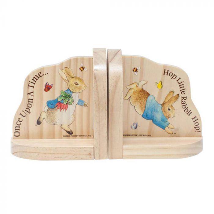 Beatrix Potter Wooden Bookends