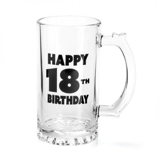 Beer Stein Happy 18th Birthday