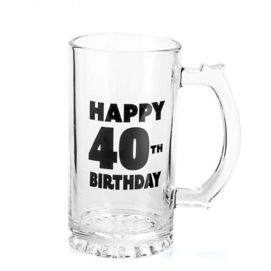 Beer Stein Happy Birthday 40