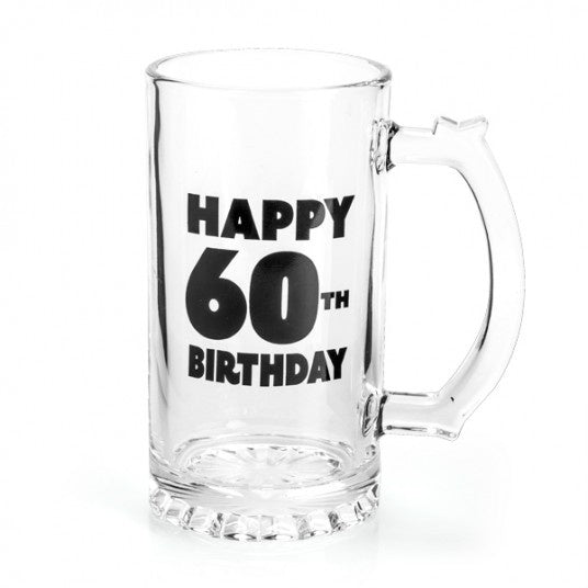 Beer Stein Happy 60th Birthday