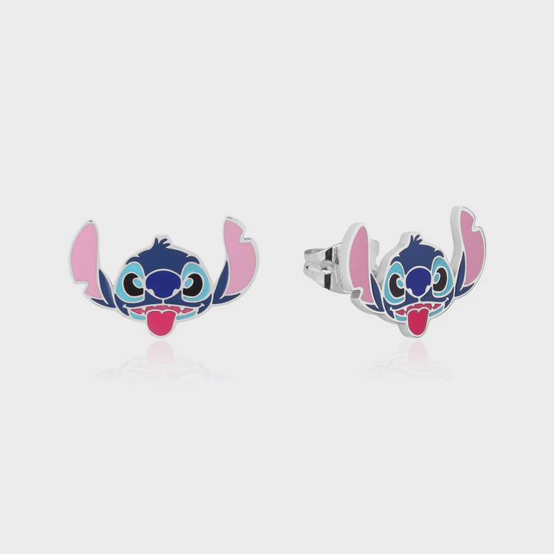 Stitch Enamel stud Earrings