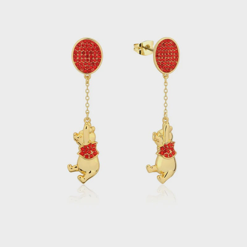 Winnie the Pooh Balloon Drop Earrings