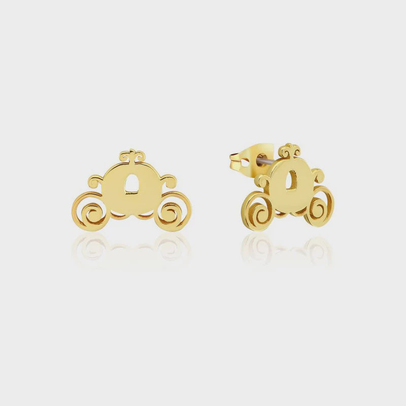 Pumpkin Carriage Stud Earrings